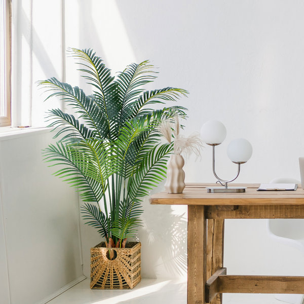 Primrue 59'' Faux Palm Plant in Pot Wayfair